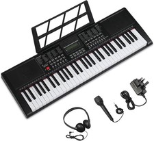 Portable Piano Keyboard - Digital keyboard for Beginners with 61 keys