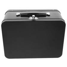  Retro Lunch Box: Metal Hinged