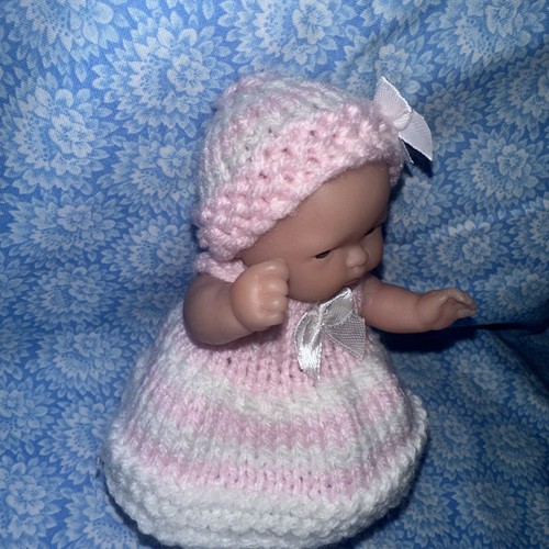 Hand knitted dolls clothes - dolls,