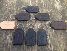 Handmade Leather Key Fob with