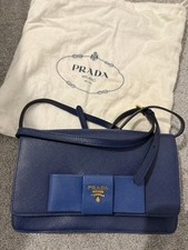 Prada Saffiano Lux leather bow