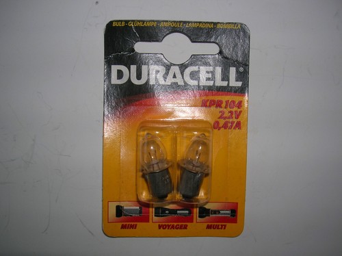 Vintage duracell kpr 104 2v - kpr, 2.2v