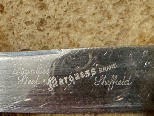 Vintage butter knife - vintage, bone