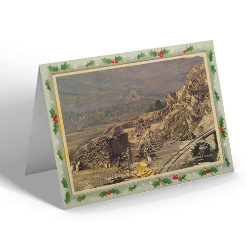 Xmas notelet vintage - xmas,