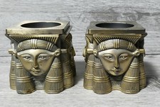 Vintage Pair Egyptian Square