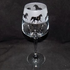 New horse hand - new, etched