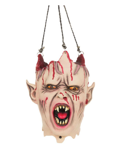Severed vampire head hanging - severed,