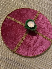 Mehndi Plates For Weddings (candle Not Included)