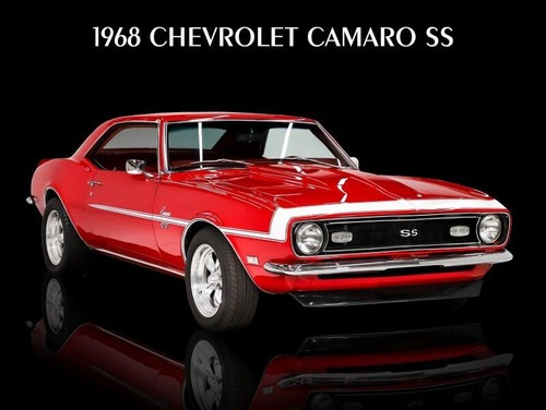 1968 chevrolet camaro metal - 1968,