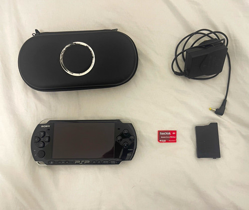 Sony psp 3000 black handheld - sony,