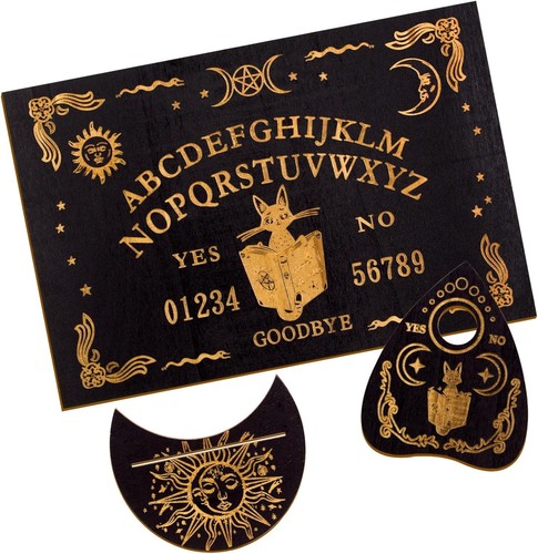 Wooden black ouija - wooden, set