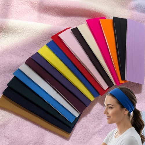Headbands plain stretchy - headbands,
