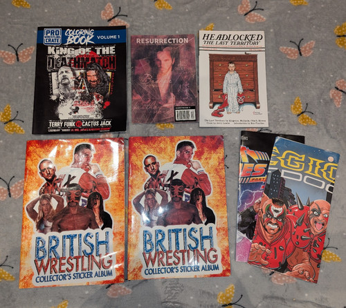 Pro wrestling crate magazine - wrestling,