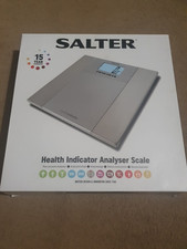Salter Dashboard Bathroom Scale Body Health Indicator Analyser &Measure 12 USERS