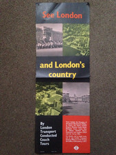 LONDON TRANSPORT 1960S BUS STOP POSTER