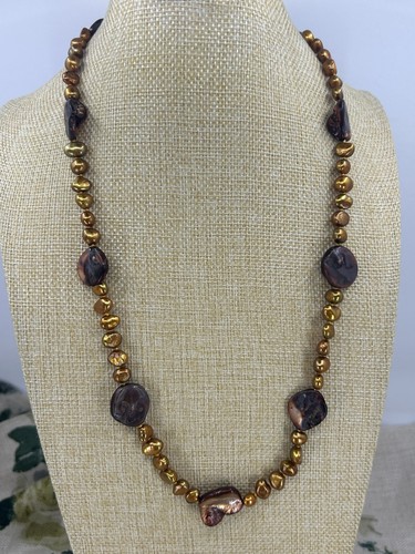Vintage orange pearl - vintage, bead
