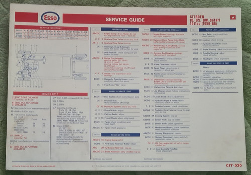 Esso service guide - esso,