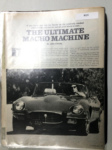 Jagartrt 225 article road test - jagartrt#225,