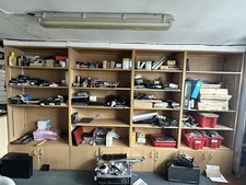 Shop Display Shelves 4 Tall One Desktop Counter Several Slat Shelves COLLECTION