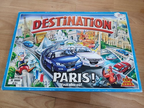 Destination paris board game - board,