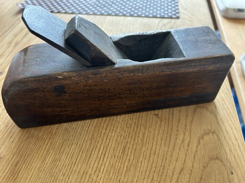 Vintage wooden coffin plane - wooden,