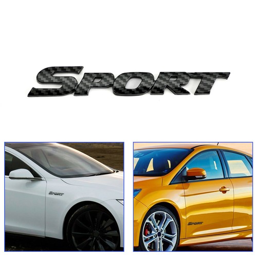 Carbon fiber sport logo - carbon, emblem