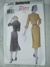 Butterick 6308 Misses' Retro