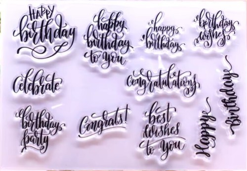 Clear stamp set - clear,