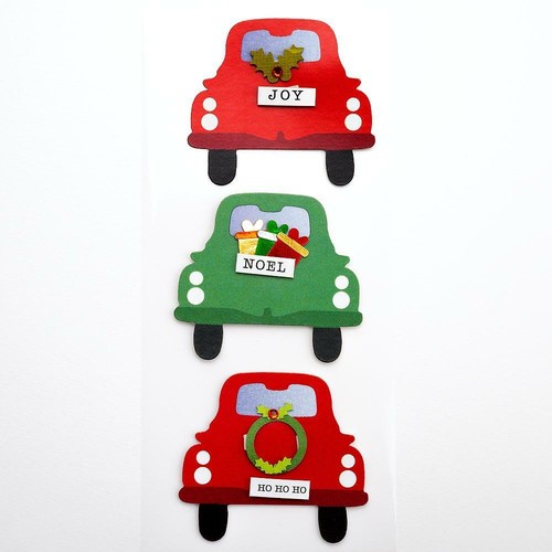 Beautiful christmas car - christmas,
