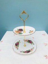 Pretty 2 Tier Pink, Claret &