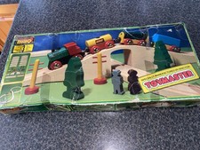 Vintage Brio Wooden Train Set