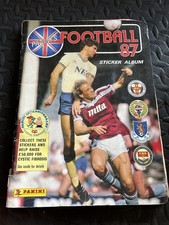 Panini 1987 Football Sticker Album Complete No Writing