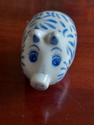 Blue and white delft style - blue,