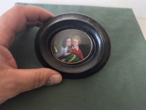 Antique miniature oval