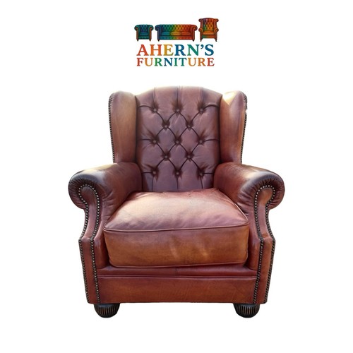 Tan leather tetrad oskar - tan, chair