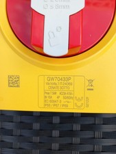 GEWISS GW70433P   16 AMP 4 POLE EMERGENCY INSULATING ROTARY SWITCH.