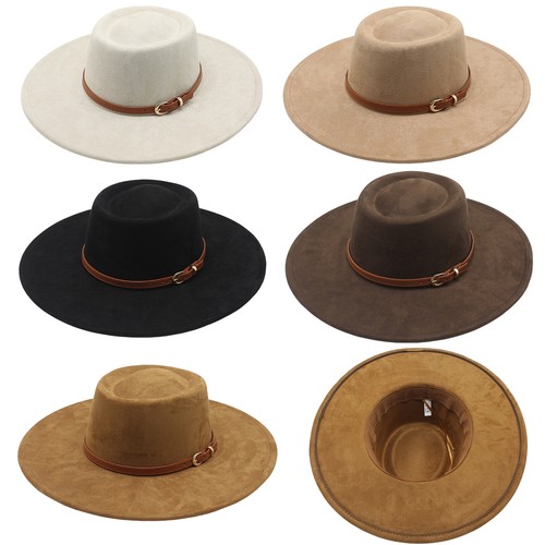 Classic felt hat wide brim - hat,