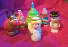 ELC Happyland Christmas Figures Angel Snowman Reindeer