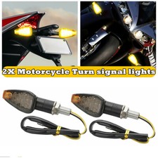 2X Motorcycle Amber LED Turn