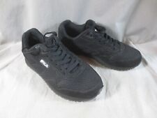 Fila Black Trainers Size UK 7 ( 41 )