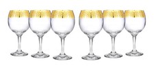 Gold Rimmed Wine Goblets Greek