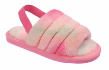 Ladies Slippers Fluffy Mules
