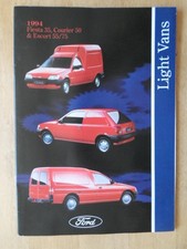 FORD LIGHT VANS orig 1994 UK