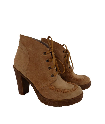 Radley boots block heel tan - radley,