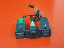 VAUXHALL CORSA C TIGRA B PAIR OF HEATED SEAT SWITCHES & 12V TRIM PANEL