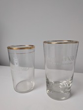 Two Rare Collectors Canadian Whiskey Glasses