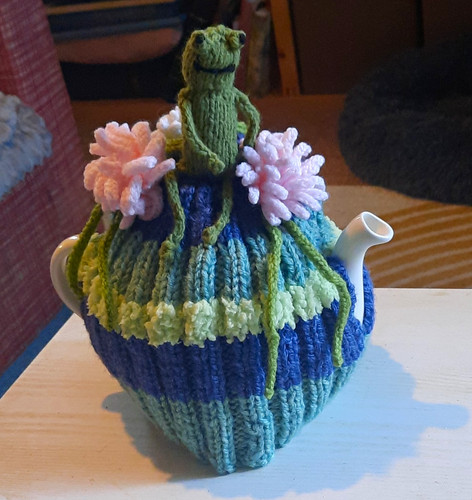Handmade wool tea cosy with - cosy,