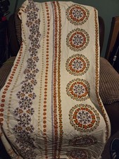 vintage floral fabric remnant