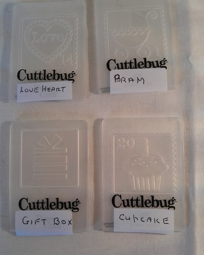 Used cuttlebug dies - cuttlebug, one