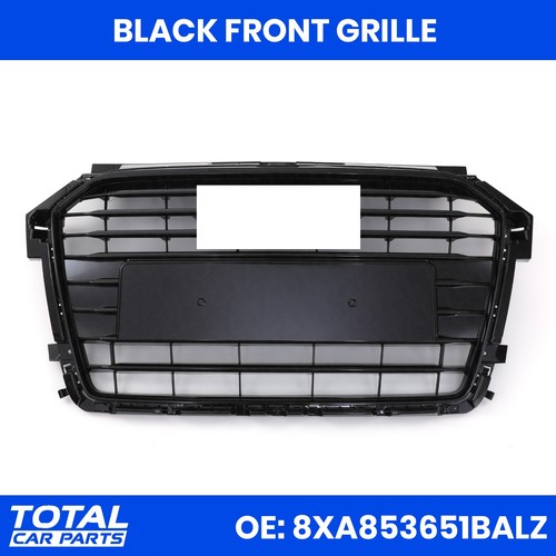 Radiator grille gloss black - radiator,